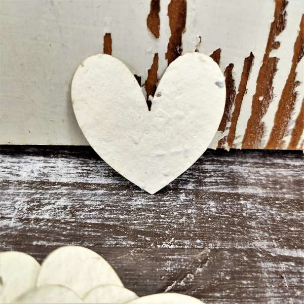 cuore carta seminabile fai da te ecofattoart